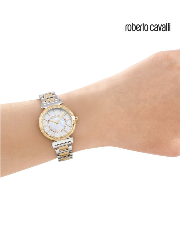 Roberto Cavalli Ladies Watch with Bracelet